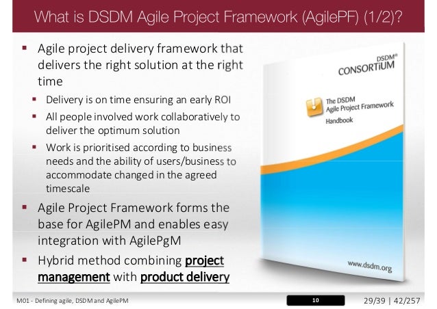 agile project management handbook dsdm